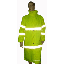 High Visibility Safety Reflective Long Coat